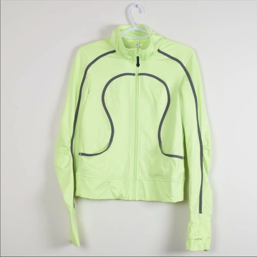 LULULEMON Neon Citron Tracker Jacket 6